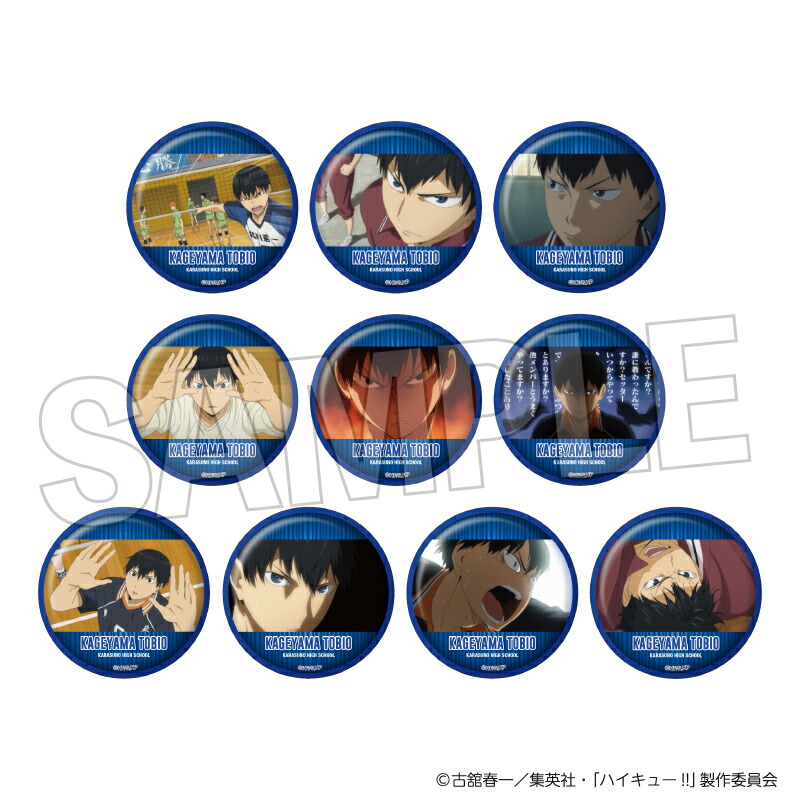 楽天市場】ハイキュー 缶バッジコレクション 横断幕 第一弾 1BOX 11個