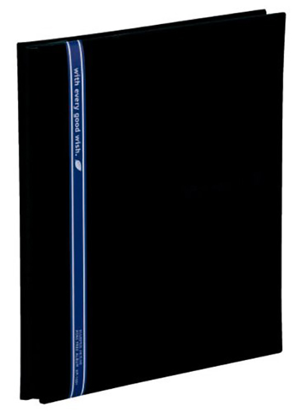 セキセイ アルバム フリー ハーパーハウス ミニフリーアルバム 黒台紙 20ページ 布 ブラック XP-1001画像