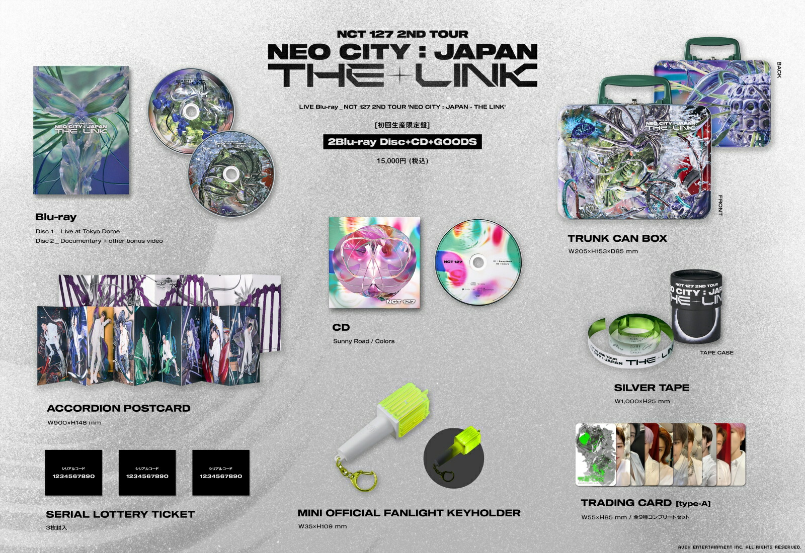 ブックス: NCT 127 2ND TOUR 'NEO CITY : JAPAN - THE LINK'(初回生産限定盤 GOODS VER./Blu-ray Disc2枚組+CD+GOODS)(スマプラ対応) 【Blu-ray】 - NCT 127 - 4988064798490 : DVD