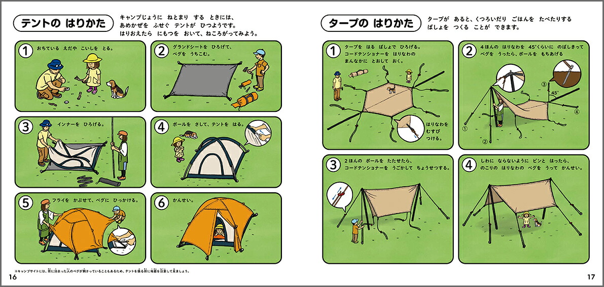 キャンプのずかん（学研のえほんずかん9）[スズキサトル]