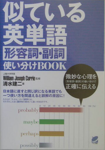 楽天ブックス 似ている英単語形容詞 副詞使い分けbook 微妙な心理を 形容詞 副詞 の使い分けで正確に伝え 清水建二 本