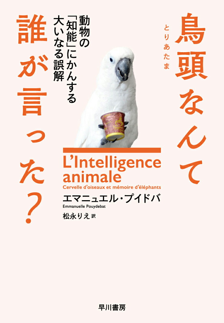 楽天ブックス 鳥頭なんて誰が言った 動物の 知能 にかんする大いなる誤解 エマニュエル プイドバ 本