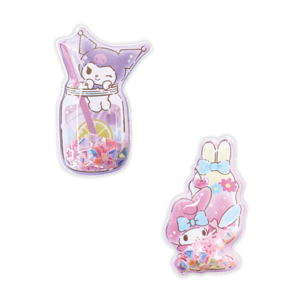 【セット商品】サンリオキャラクターズシール7種セット（シェイカーステッカーズきらめきドリンク+カプセルフレークステッカーズ集合+ジュエルマシュマロステッカーズ×5）