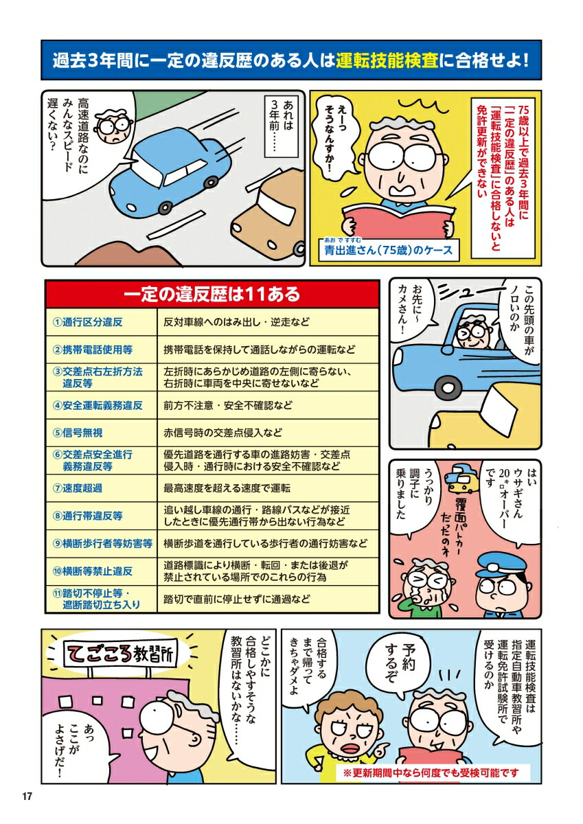 毎日脳活スペシャルマンガでわかる運転免許認知機能検査対策安全運転BOOK[古賀良彦]