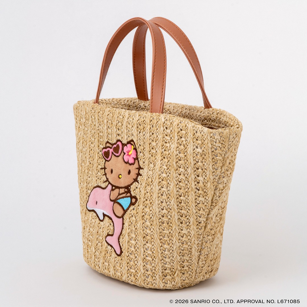 HELLOKITTYかごバッグBOOKpinkdolphinver.