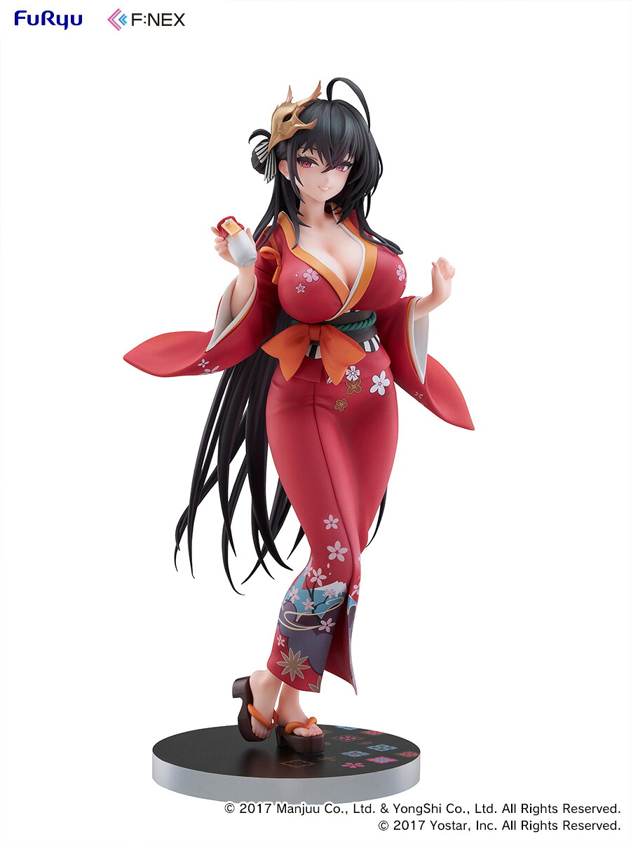 『アズールレーン』 大鳳 浴衣ver. 1/7スケールフィギュア 【AMU-FNX1252】 (塗装済み完成品フィギュア)