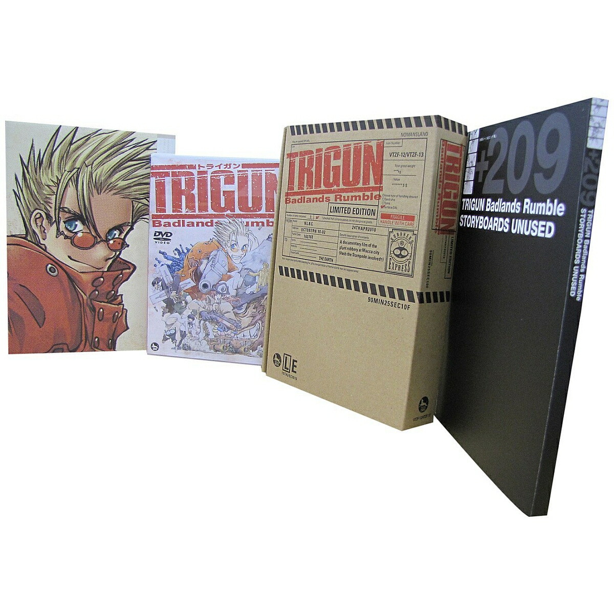 楽天ブックス 劇場版トライガン Trigun Badlands Rumble Limited Edition 西村聡 小野坂昌也 Dvd