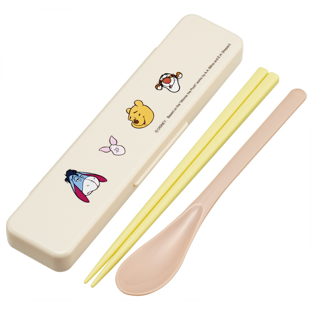 ディズニー くまのプーさん フレンズファニー　お箸 スプーン お弁当 カトラリーコンビセット画像