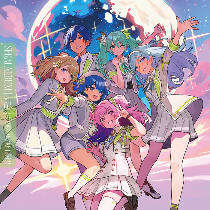 【楽天ブックス限定先着特典+先着特典】MORE MORE JUMP！ SEKAI ALBUM vol.3【通常盤】(56mm缶バッジ(ステージのセカイの初音ミクver.)+A4クリアファイル)画像