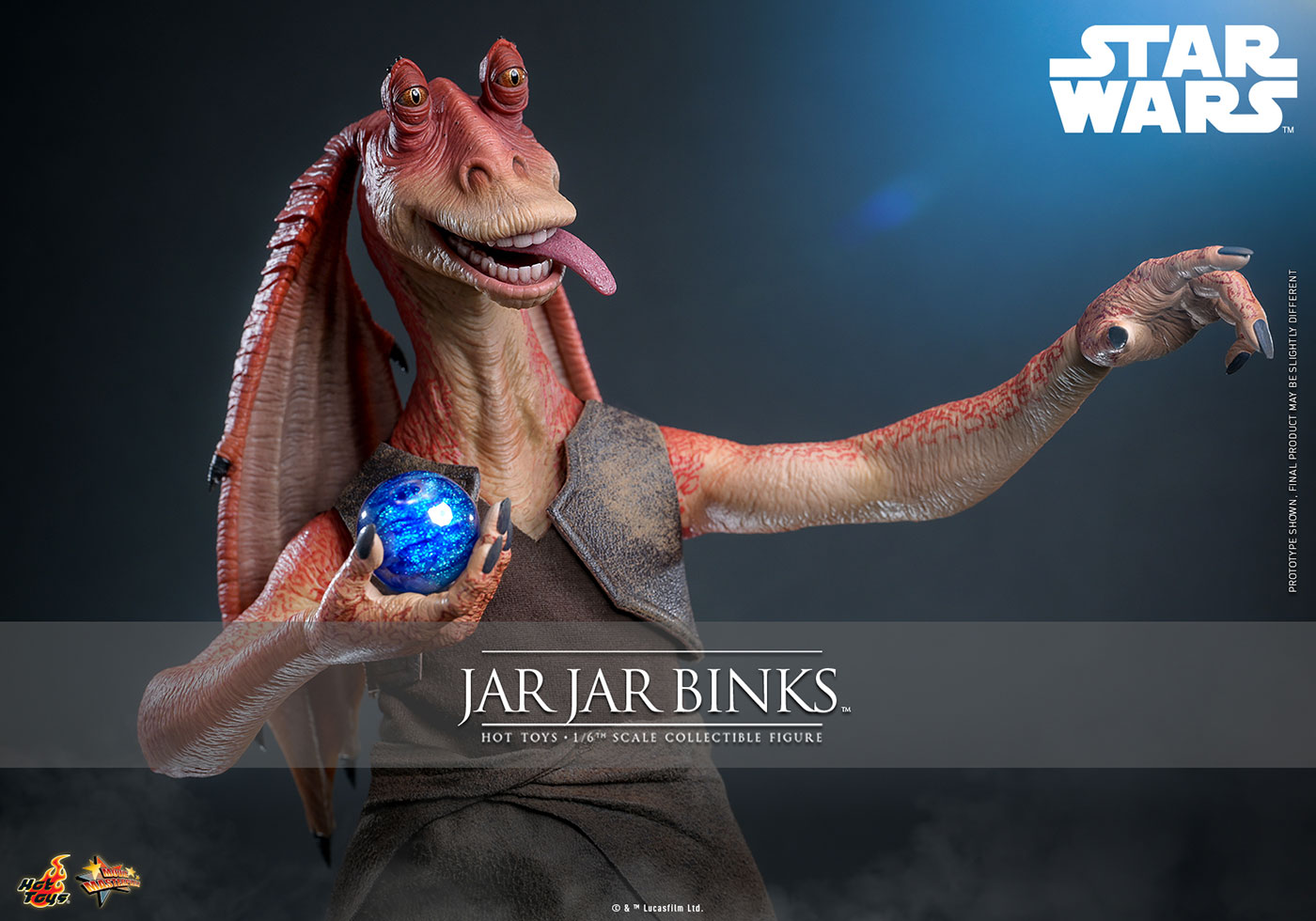 【ムービー・マスターピース】 『スター・ウォーズ エピソード1／ファントム・メナス』 1/6スケールフィギュア ジャー・ジャー・ビンクス 【1385】 (可動式フィギュア)画像