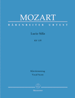 【輸入楽譜】モーツァルト, Wolfgang Amadeus: オペラ「ルーチョ・シルラ」 KV 135(独語・伊語)/原典版/Kuzmick Hansell編画像