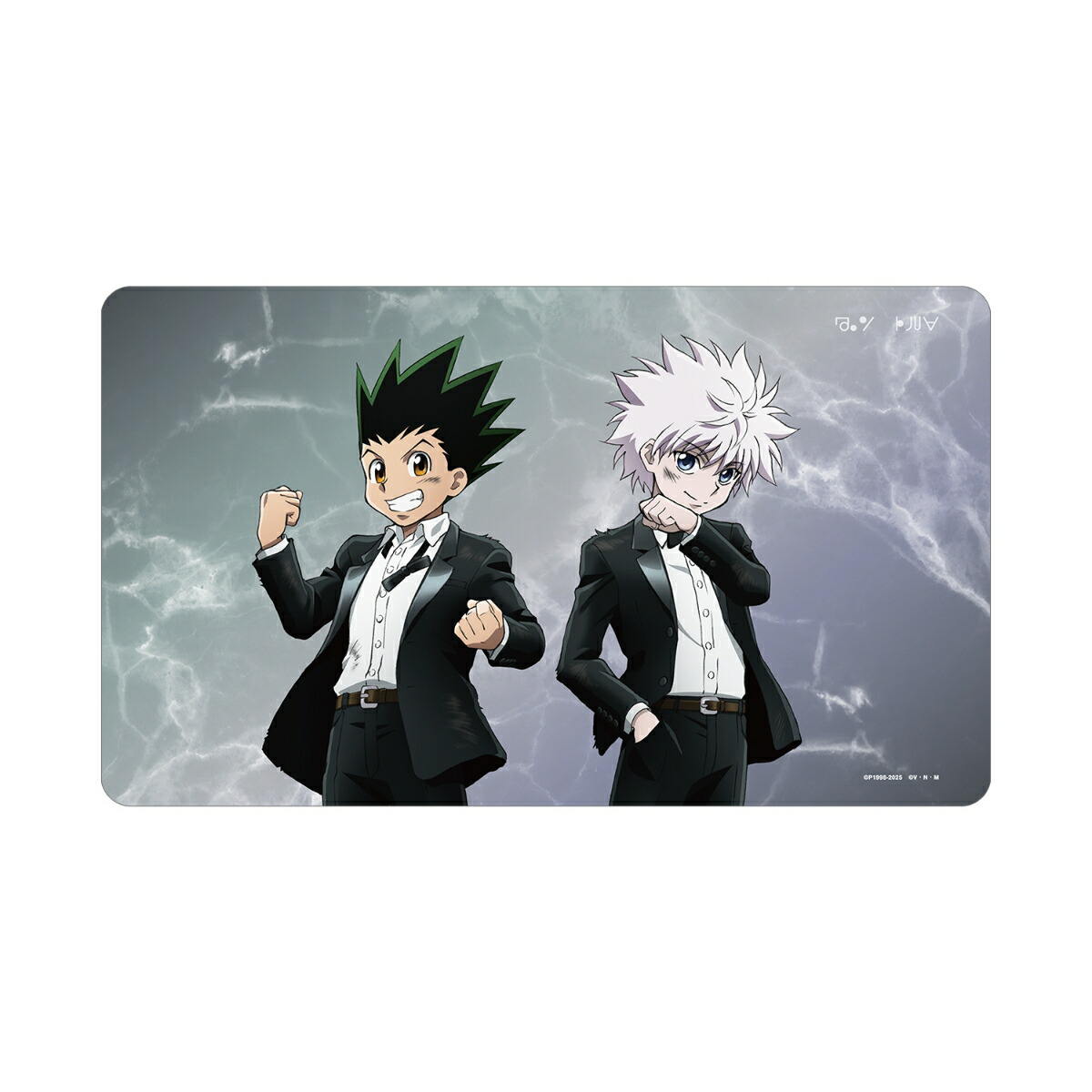 HUNTER×HUNTER描き下ろし ゴン&キルア スーツ(戦闘後)ver. マルチデスクマット画像