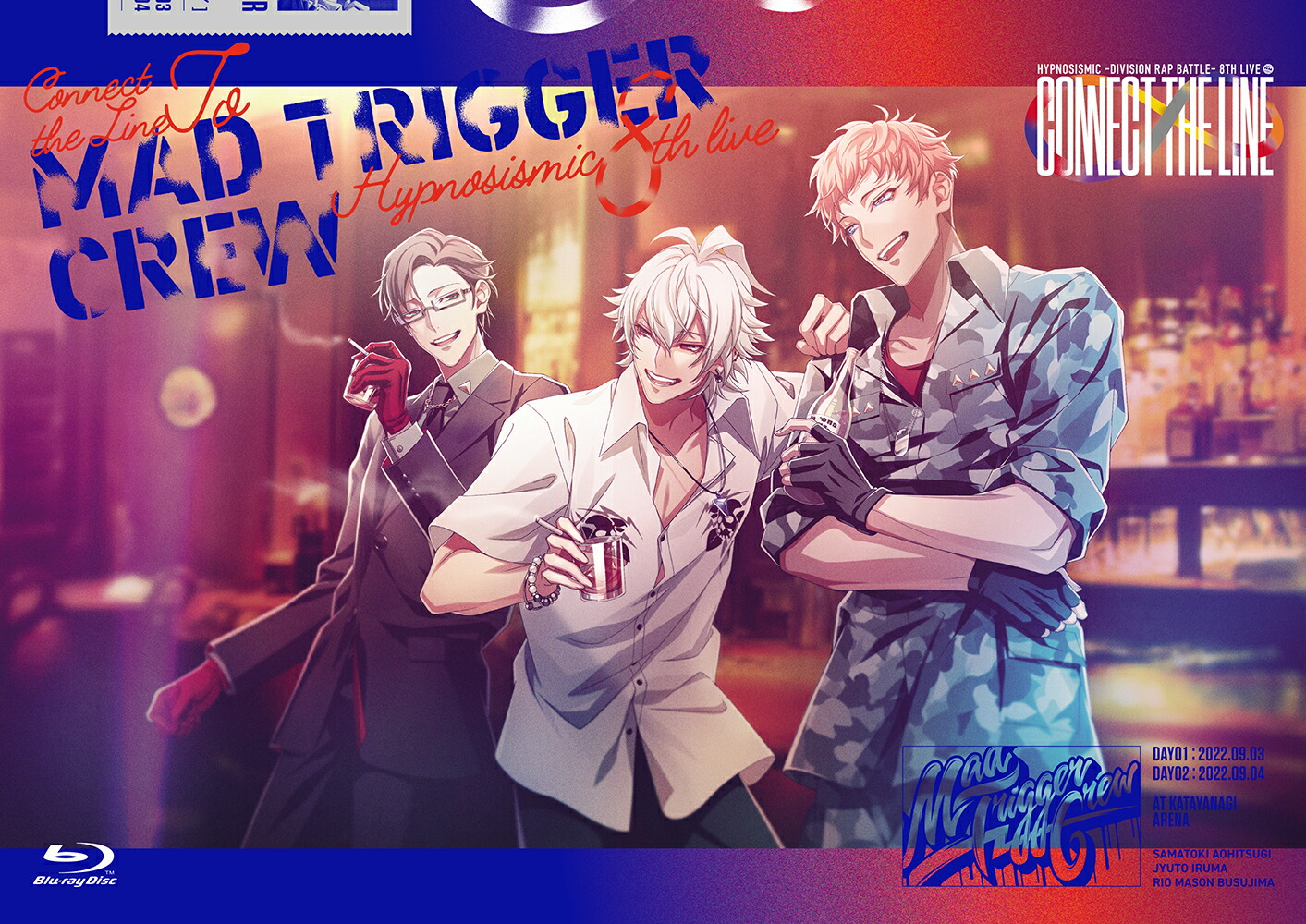 �ҥץΥ����ޥ�����DivisionRapBattle-8thLIVECONNECTTHELINEtoMADTRIGGERCREW��Blu-ray��[MADTRIGGERCREW]