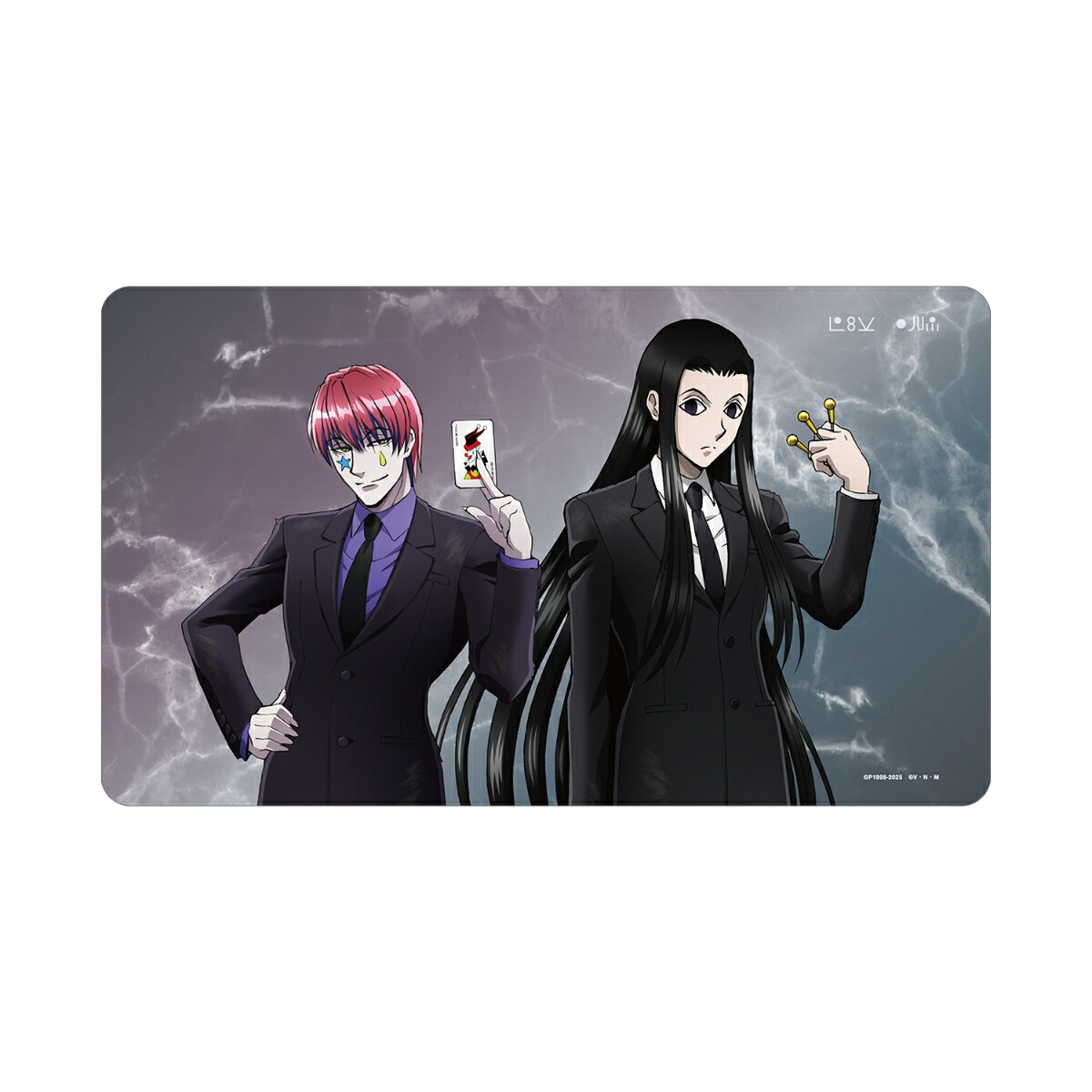 HUNTER×HUNTER描き下ろし ヒソカ&イルミ スーツ(戦闘後)ver. マルチデスクマット画像