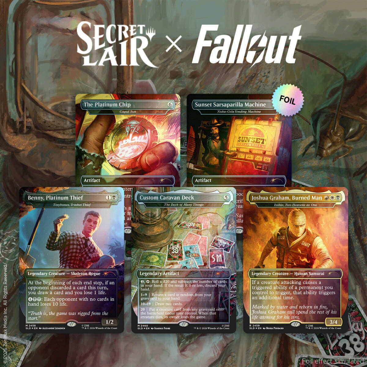 マジック：ザ・ギャザリングSecretLairRadSuperdropSecretLairxFallout（R）:WelcometoNewVegasFoilEdition【クレジットカード決済限定】