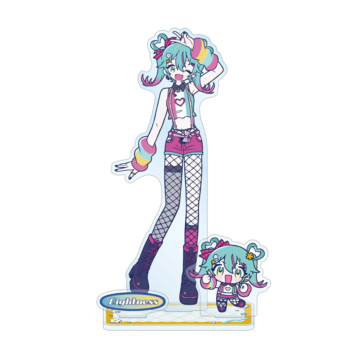 デコミクLIVE starring 初音ミク『Hello』Produced by DECO*27 / OTOIROデコミク (ライトネス) Art by hasuimo パーツ付きBIGアクリルスタンド画像