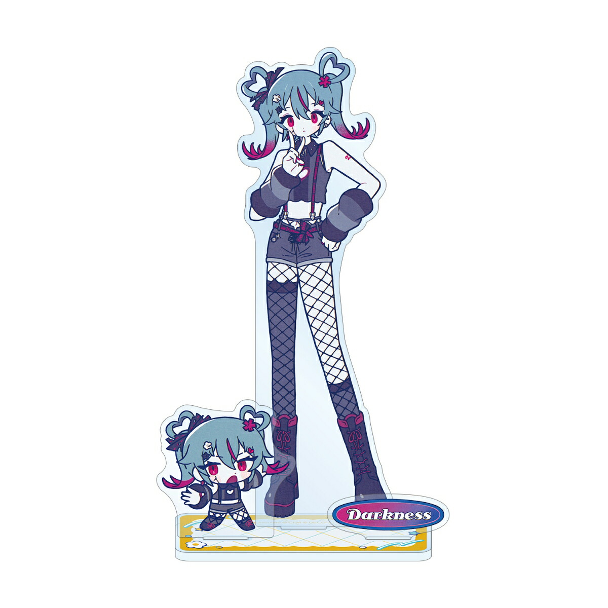 デコミクLIVE starring 初音ミク『Hello』Produced by DECO*27 / OTOIROデコミク (ダークネス) Art by hasuimo パーツ付きBIGアクリルスタンド画像