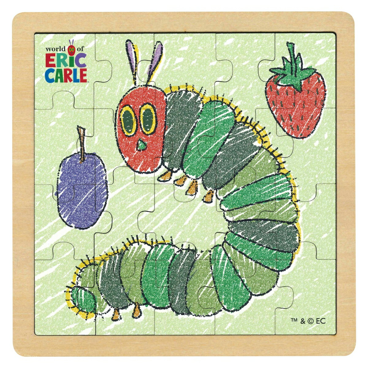 楽天市場】木製パズル スケッチはらぺこあおむし 20ピース 幼児向 知育