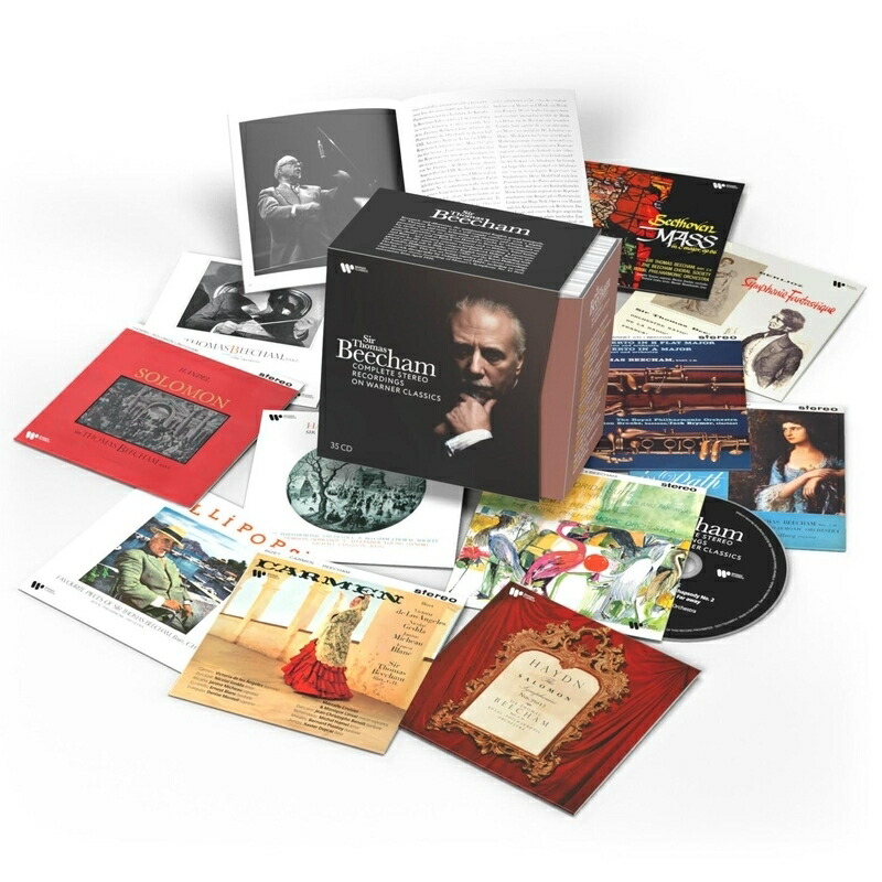 ブックス: 【輸入盤】トマス・ビーチャム／ワーナー・クラシックス ステレオ録音全集（35CD） - Box Set Classical - 5021732408914 : CD