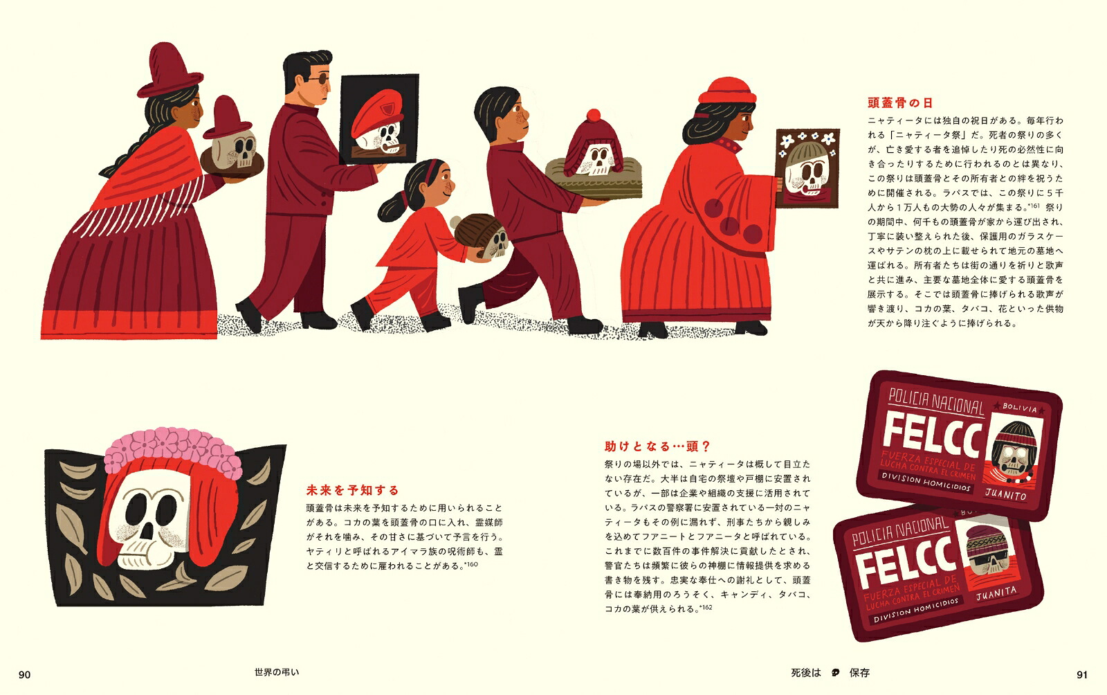イラストで見る世界の弔い別れと葬送の文化[YYLiak]