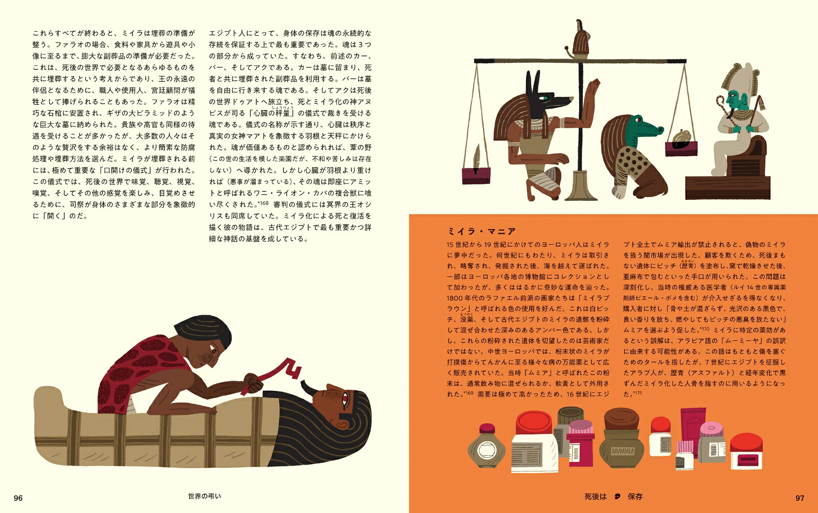イラストで見る世界の弔い別れと葬送の文化[YYLiak]