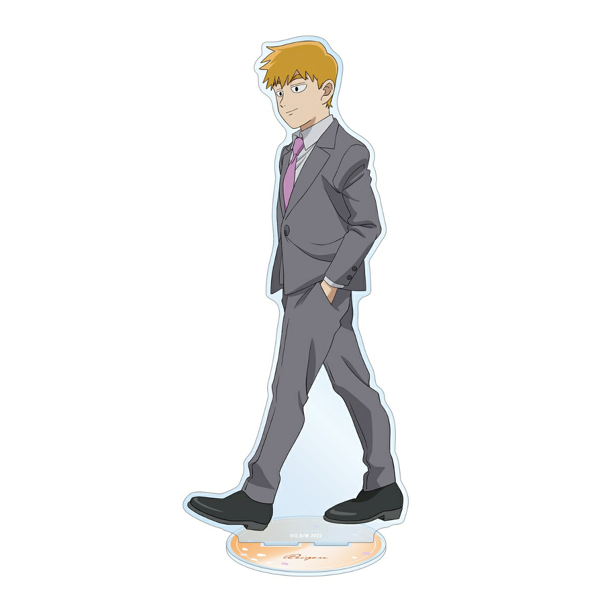 モブサイコ100 3描き下ろし 霊幻新隆 歩みver. 特大アクリルスタンド画像