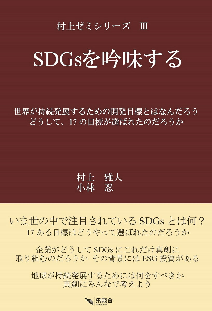 SDGsを吟味する[村上雅人]