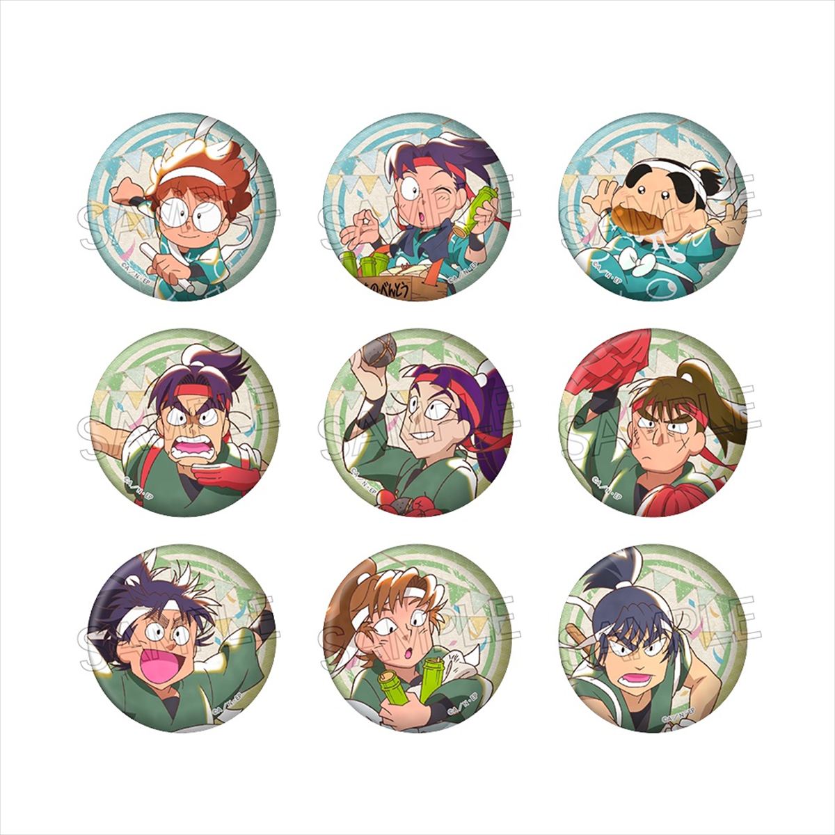忍たま乱太郎 ヴィンテージシリーズ 缶バッジVol．2 A BOX画像