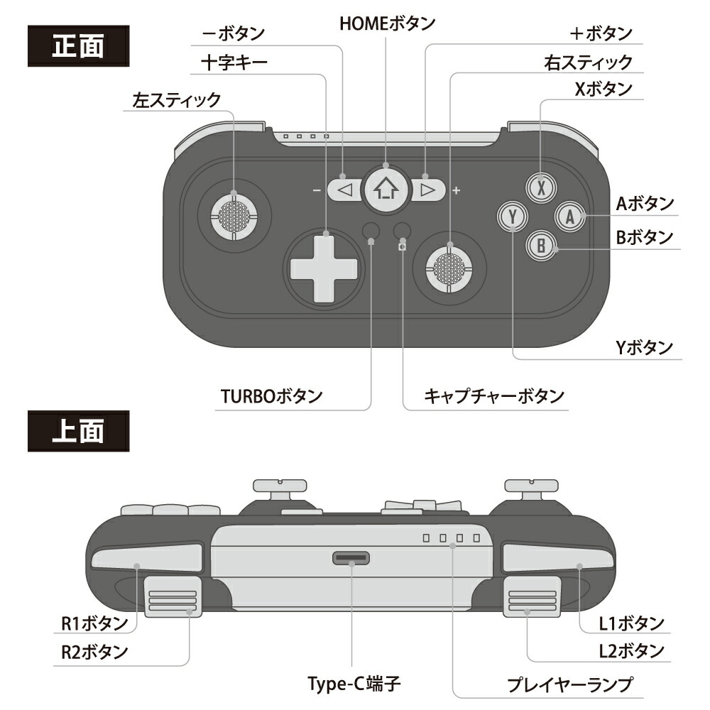 楽天ブックス Switch Switch Lite用 ワイヤレスコントローラ Jr ブラック Nintendo Switch ゲーム