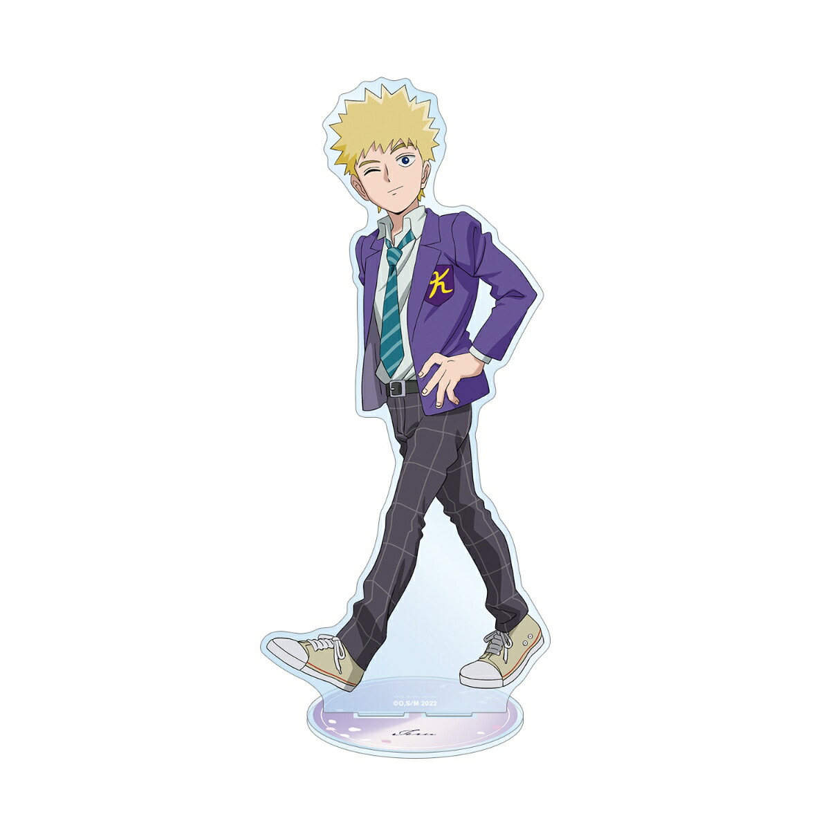 モブサイコ100 3描き下ろし 花沢輝気 歩みver. 特大アクリルスタンド画像