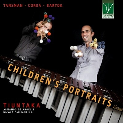 【輸入盤】『子供の肖像〜マリンバ、ヴィブラフォンによるタンスマン、チック・コリア、バルトーク』　パーカッション・デュオ『ティウンタカ』画像