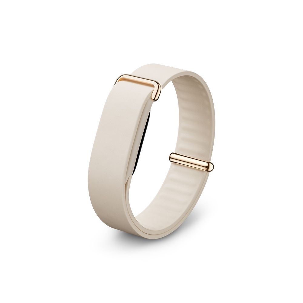 GoogleFitbitAir,ElevatedSoftFlexBand,Porcelain,WW