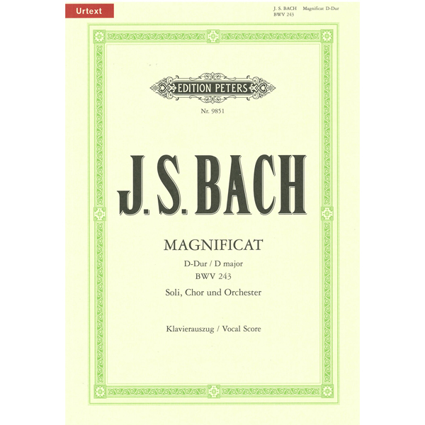 【輸入楽譜】バッハ, Johann Sebastian: マニフィカート ニ長調 BWV 243(ラテン語)/原典版/Schulze & Muntschick編画像
