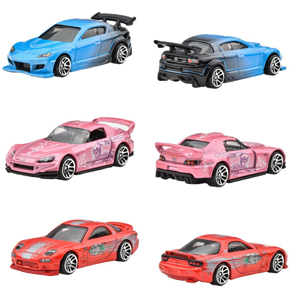 ホットウィール(HotWheels)ワイルド・スピード10カーパック乗り物おもちゃミニカー3歳からマルチHVX27
