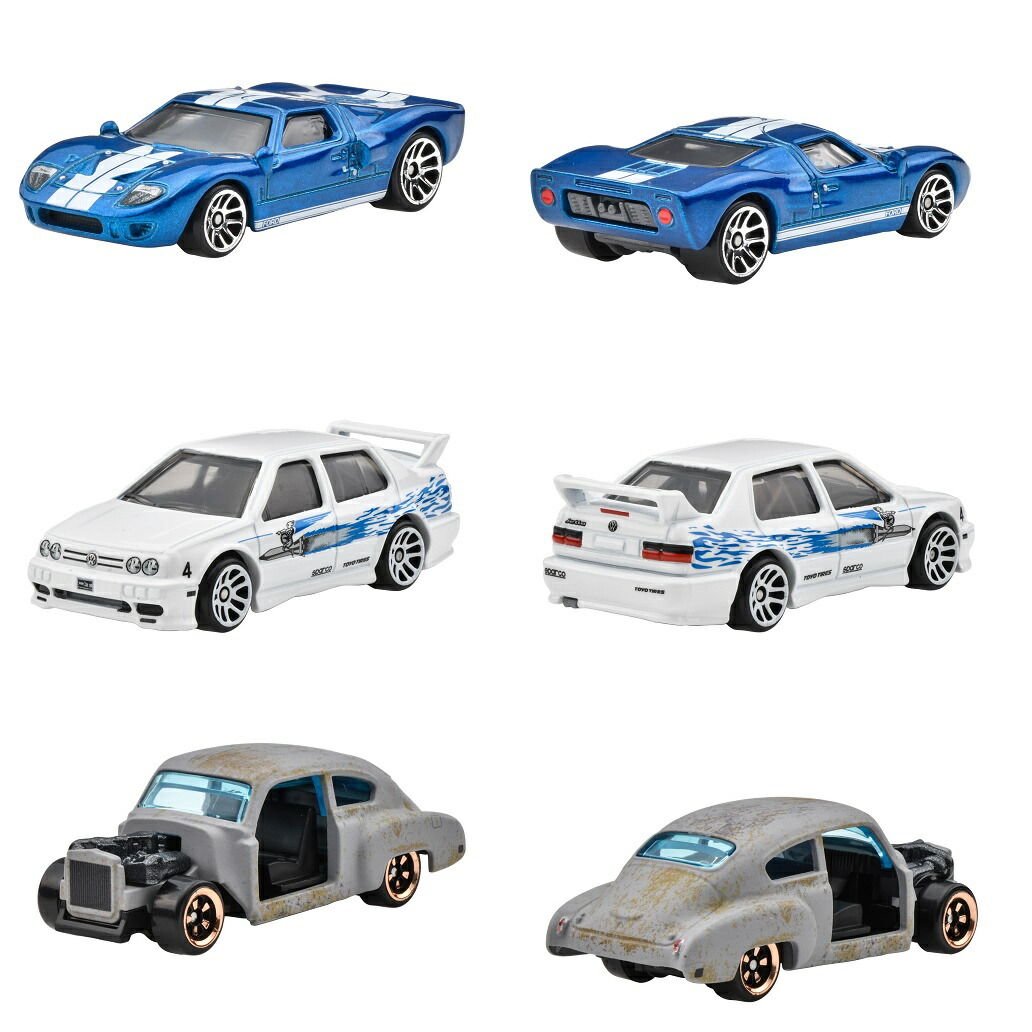 ホットウィール(HotWheels)ワイルド・スピード10カーパック乗り物おもちゃミニカー3歳からマルチHVX27