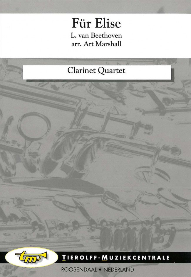 楽天ブックス 輸入楽譜 ベートーヴェン Ludwig Van エリーゼのために Woo 59 クラリネット四重奏用編曲 Marshall編 ベートーヴェン Ludwig Van 本