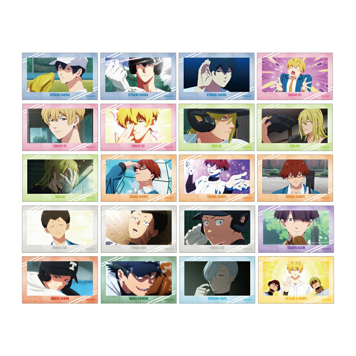 TVアニメ「忘却バッテリー」トレーディング場面写イラストカード(BOX＝20入)画像