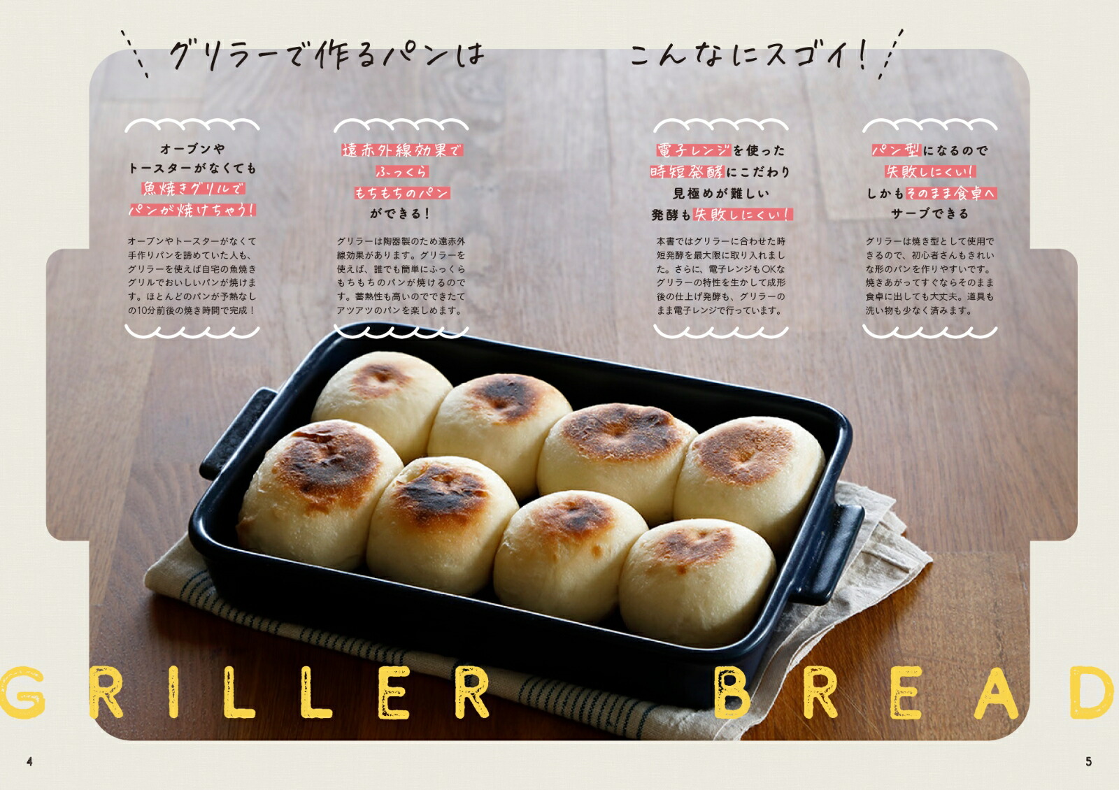 グリラーでおいしい！おうちパンレンジ×魚焼きグリルでできる時短レシピ