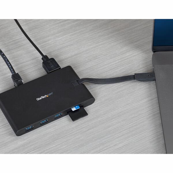 ブックス: USB Type-Cドッキングステーション HDMI ／ VGA 3x USB 3.0 SD & micro SD カードスロット USB PD 3.0 本体にケーブル収納可 - StarTech.com - 0065030879170 : PCソフト・周辺機器