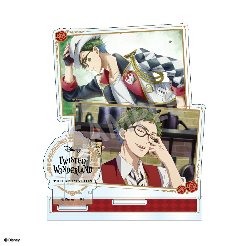 ディズニー ツイステッドワンダーランド ザ アニメーション 名場面アクリルスタンド　トレイ・クローバー画像