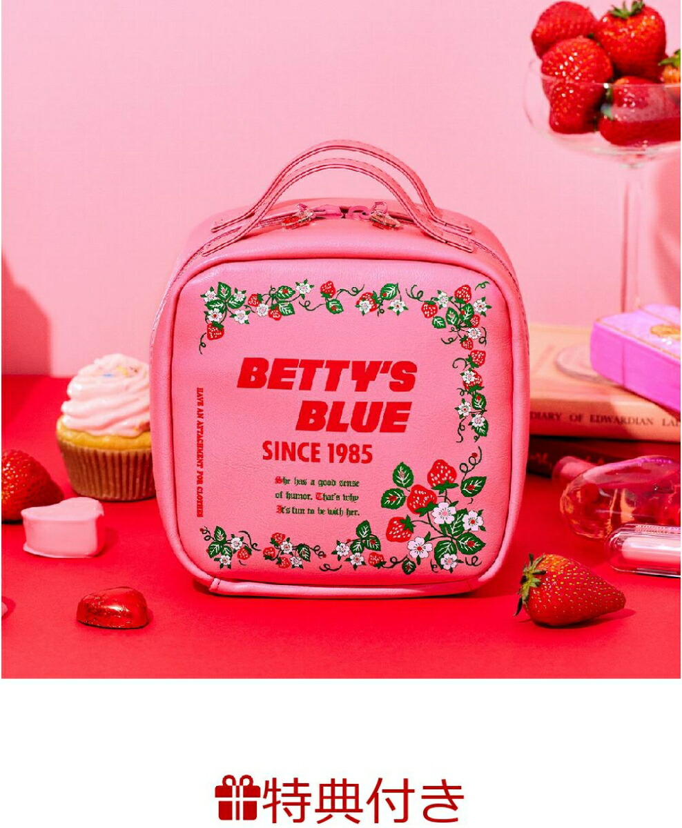 【特典】BETTY’S BLUE ショッパーみたいなコスメポーチ BOOK(オリジナルステッカー 3枚)画像