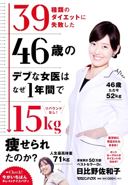 Хɤʤ39ΥåȤ˼Ԥ46ФΥǥ֤ʽϤʤ1ǯ֤15kg餻줿Τ[»]