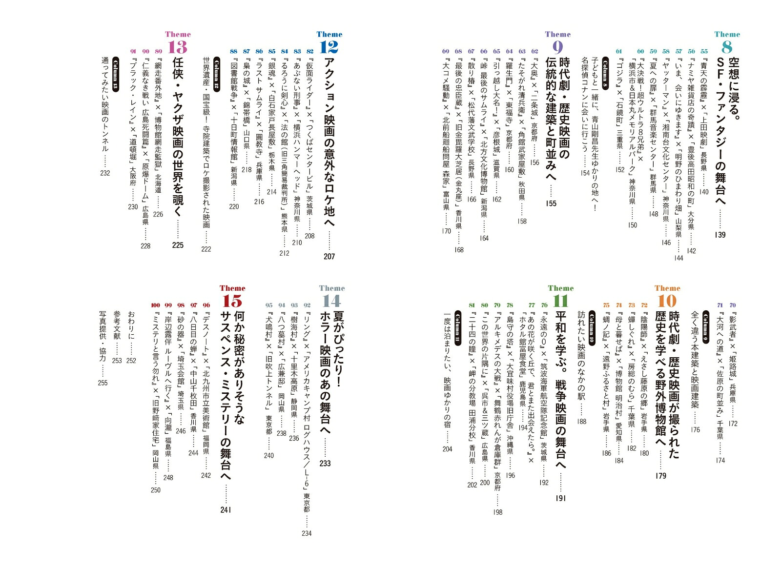 日本の映画の舞台＆ロケ地100物語と旅する建築・町並み・絶景[谷國大輔]