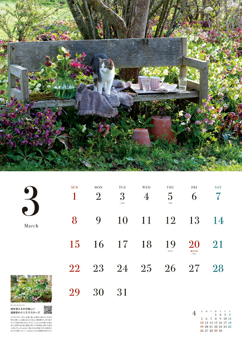 『ガーデンストーリー』植物と暮らす12カ月の楽しみ2026Calendar[ガーデンストーリー]