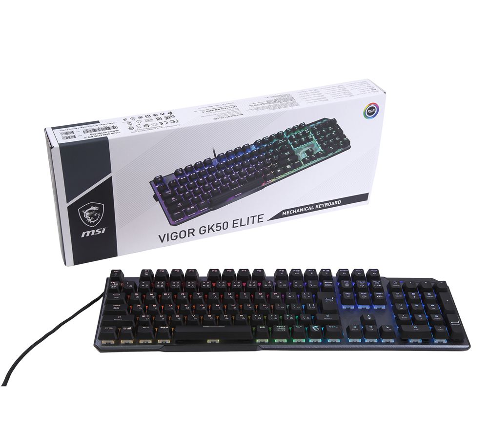 ブックス: MSI Vigor GK50 ELITE BW JP ゲーミングキーボード Kaihl製 Box White軸 日本語配列 - MSI - 4719072699376 : PCソフト・周辺機器