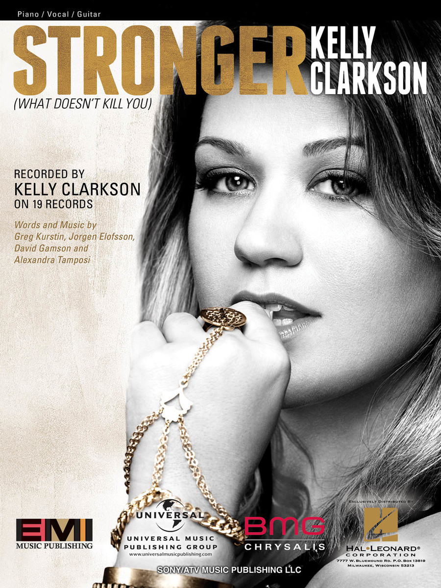 【輸入楽譜】クラークソン, Kelly: ケリー・クラークソン - ストロンガー(What Doesn't Kill You)画像