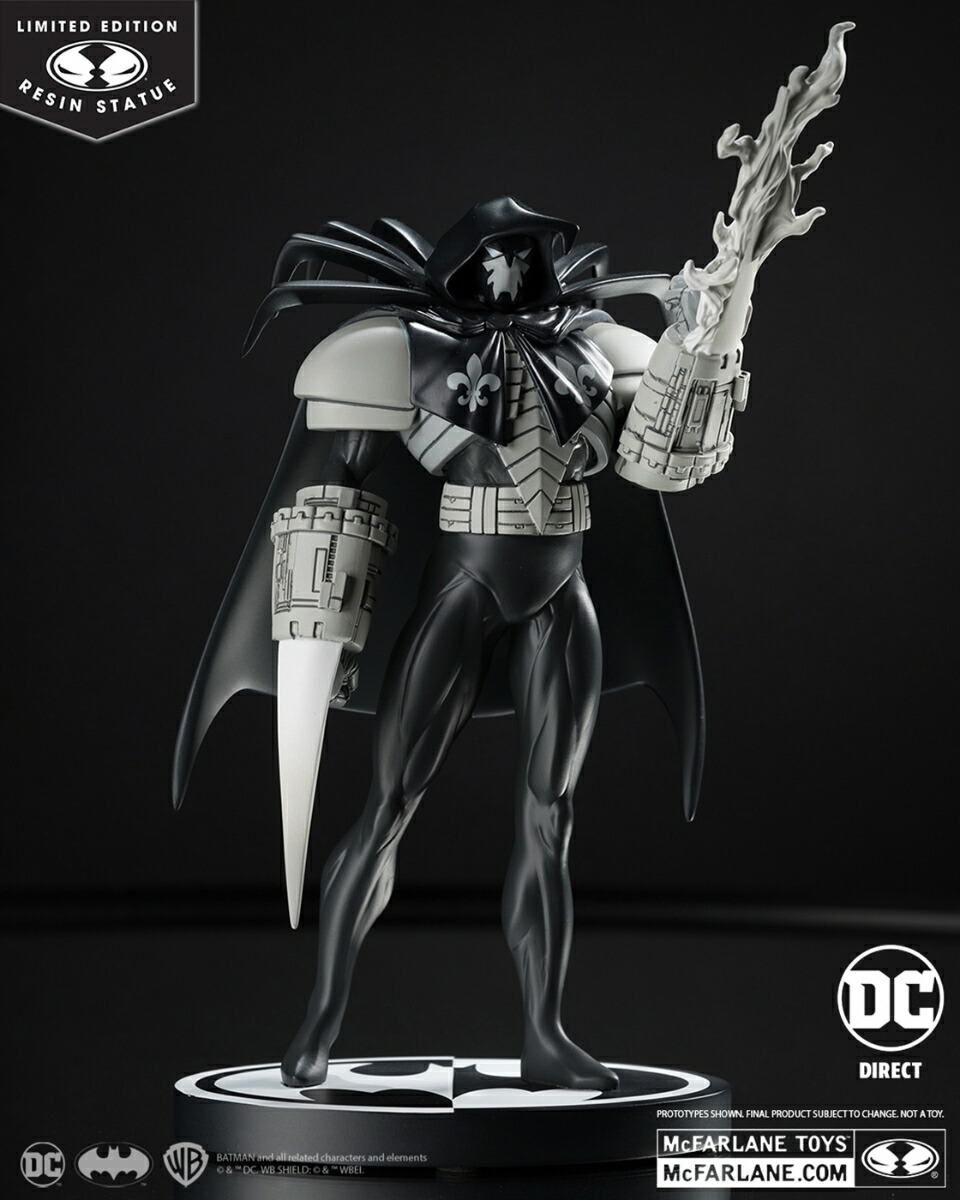 1/10 『DC』 【DCダイレクト】 「バットマン：ブラック＆ホワイト」 アズラエル by ジョー・カザーダ［コミック／Sword of Azrael #1］ (フィギュア)画像