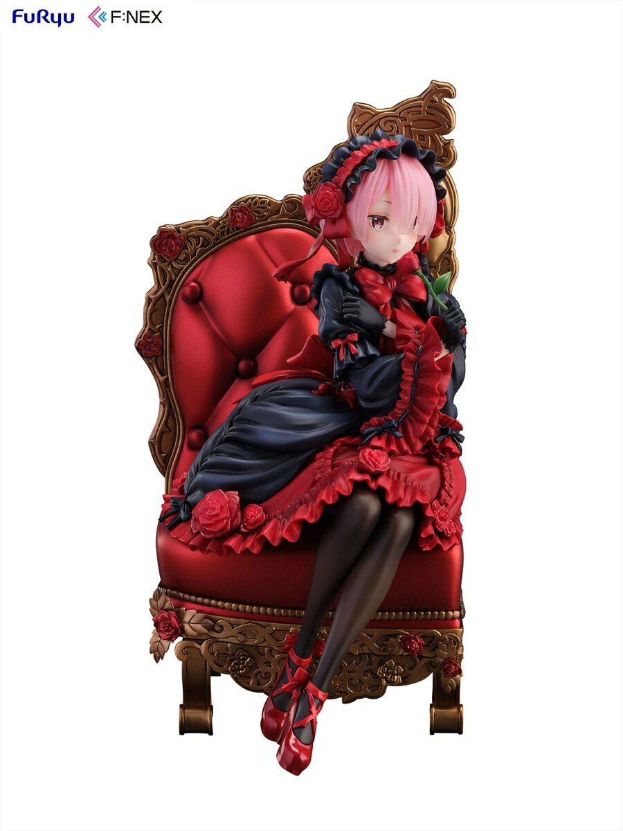F:NEX 『Re:ゼロから始める異世界生活』 ラム Gothic ver. 1/7スケールフィギュア 【AMU-FNX0942】 (塗装済み完成品フィギュア)画像
