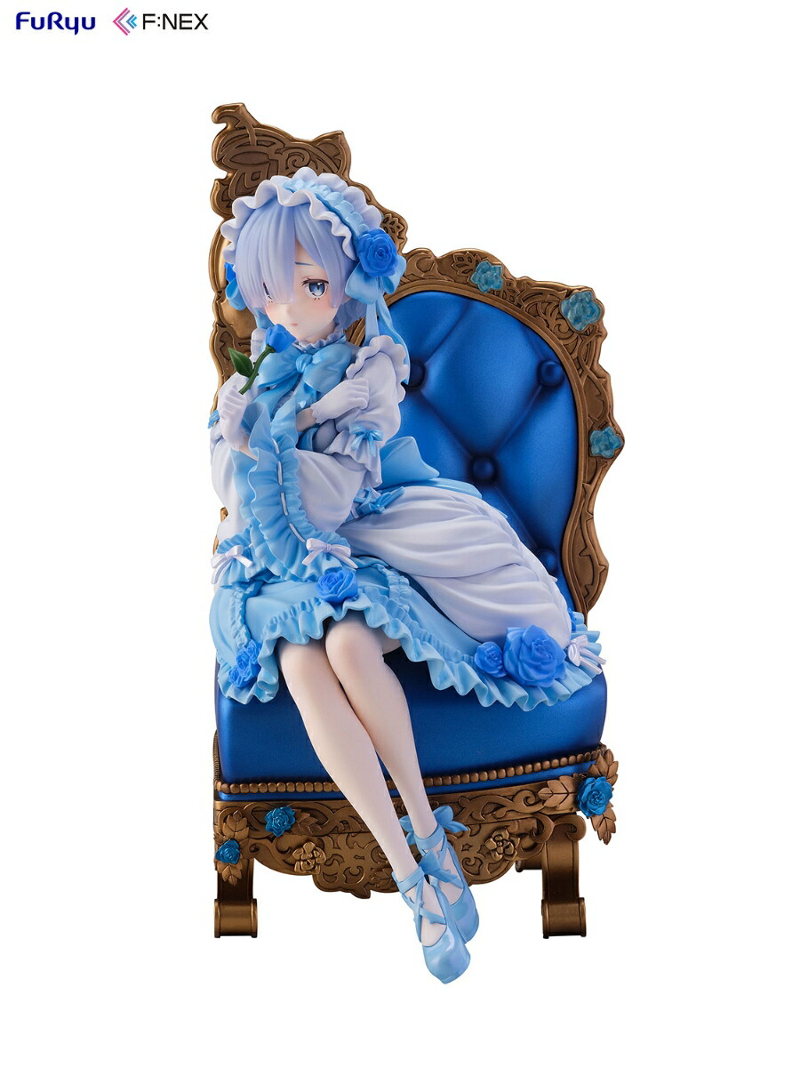 F:NEX 『Re:ゼロから始める異世界生活』 レム Gothic ver. 1/7スケールフィギュア 【AMU-FNX0943】 (塗装済み完成品フィギュア)画像