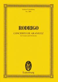 【輸入楽譜】ロドリーゴ, Joaquin: アランフェス協奏曲: スタディ・スコア画像
